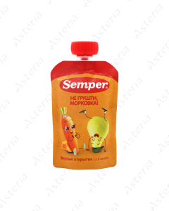 Semper  պյուրե տանձ, գազար 100գ