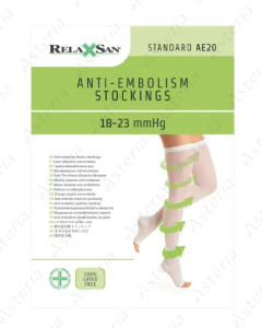 RelaxSan AE20 զուգագուլպա սպիտակ առանց թաթ XXL 