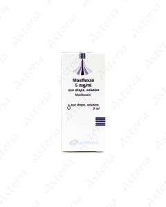 Մօքսիֆլոկսան աչքի կաթիլ 5մգ/մլ  5մլ