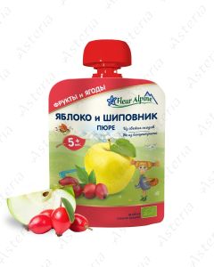 Fleur Alpine Organic խյուս պաուչ խնձոր մասուր 90գ