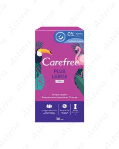 Carefree ամենօրյա միջադիր Plus Large fresh N36