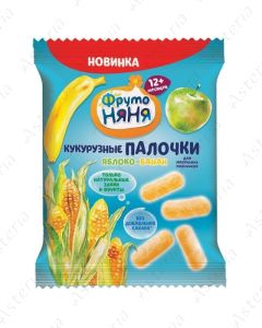 Ֆրուտո նյանյա ձողիկներ եգիպտացորեն խնձոր  բանան 20գր	