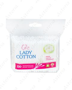 Lady cotton ականջի փայտիկ N200 