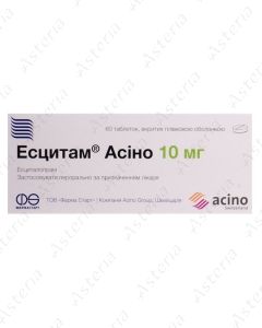 Էսցիտամ Ասինո դհտ 10մգ N60