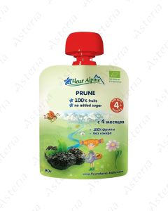 Fleur Alpine Organic խյուս պաուչ սև սալոր 90գ