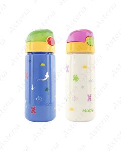 Nuby բաժակ ձողիկով փակվող վագրով 12M+ 540մլ