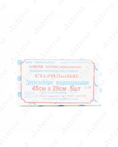 Անձեռոցիկ մանրէազերծ 45x29 N5