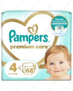Pampers Premium տակդիր մանկական N4 9-14կգ N68