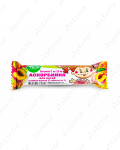 Ասկորբինկա հաբ ծամվող դեղձ 25մգ N10