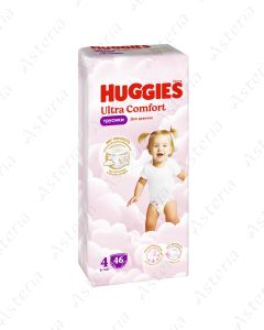 Huggies Ultra Comfort N4 անդրավարտիք աղջիկ 9-14կգ N46