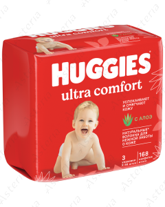 Huggies Խոնավ անձեռոցիկ Aloe Vera N3 N168