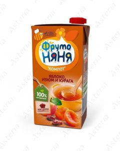 Ֆրուտո նյանյա հյութ Կոմպոտ խնձոր չամիչ ծիրանաչիր 200մլ