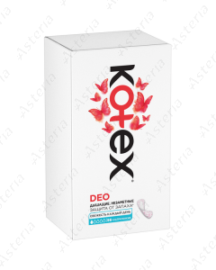Kotex ամենօրյա միջադիր Slim Deo N56	