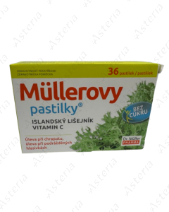 Մյուլլերովի /Mullerovy/ պաստեղներ իսլանդական մամուռ և վիտ․C առանց շաքարի N36