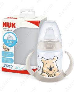 Nuk բաժակ բռնակներով 6-18M+ կարմիր 140մլ