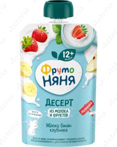 Ֆրուտո նյանյա խյուս պաուչ Դեսերտ խնձոր բանան ելակ 90գ