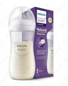 Avent Natural կերակրաշիշ 3M+ 3կաթիլ 260մլ  673/01