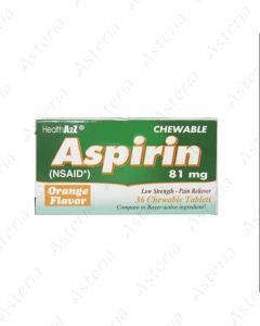 Аспирин жевательные таблетки 81мг N36