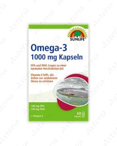 Санлайф Омега-3 1000мг (Sunlife Omega-3 1000mg) (N60 капс)