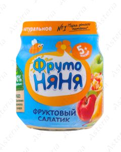 Фруто Няня Пюре Фруктовый салатик, 100г