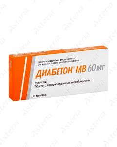 Диабетон МР (60мг таб х30)