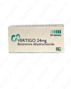 Вертиго таблетки 24 мг N30
