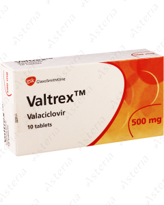 Валтрекс таблетки 500 мг N10