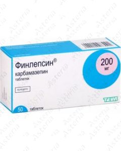 Финлепсин таблетки 200мг N50