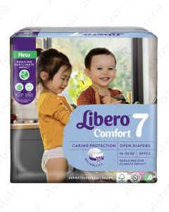Подгузник Libero Comfort N7 16-26кг N38
