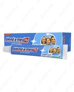 Зубная паста Бленд-а-мед Семейная защита Мята 65мл