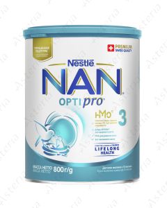 Нан Оптипро N3 молочная смесь 800г