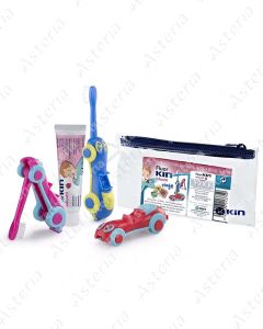 КИН Трэвел Детский дорожный набор Зубная щетка+Зубная паста, Машина 4060