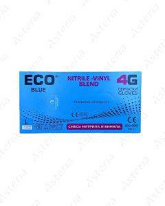 Eco Blue L gloves without talcum powder N100