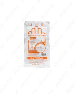 Sterile surgical glove latex with talcum Orange N8, 5