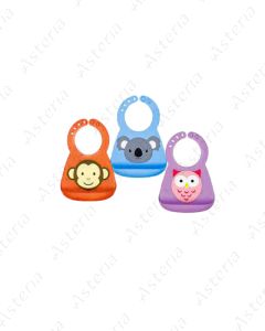 Nuby Silicone Apron / bibs Monkey 3M+