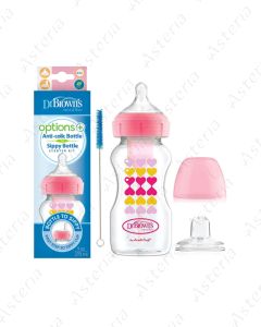 Dr. Brown feeding bottle Options+ pink 270ml
