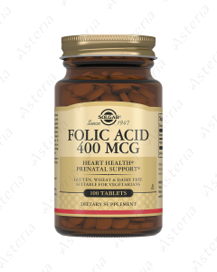 Solgar Folic Acid 400mcg tablets N100