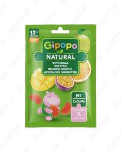 Gipopo fruit shaped figures apple mango orange passion fruit 15g