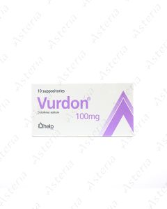 Vurdon suppositories 100mg N 10