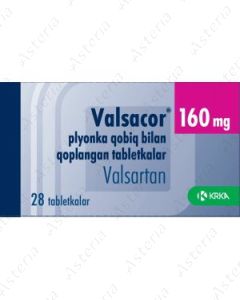 Valsakor tablets 160mg N28