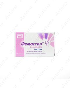 Femoston coated tablets 1mg/5mg N28