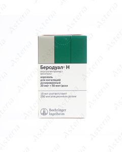 Berodual N aerosol 20mcg + 50mcg/dos. 10ml (200 dos.)