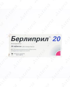 Berlipril 20mg N30
