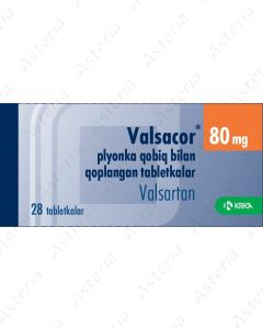 Valsakor tablets 80mg N28