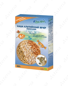 Fleur Alpine Organic porridge goat milk Alpine evening 200g
