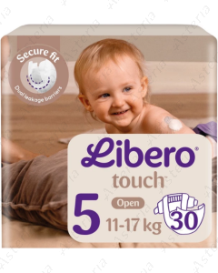 Libero Touch baby diaper N5 11-17kg N30
