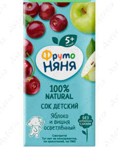 Fruto nianya apple cherry juice discolored 200ml