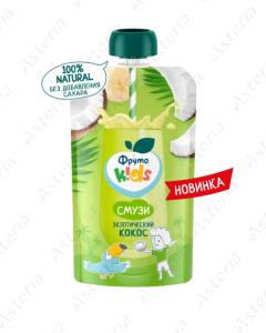 Fruto Nyanya pouch smoothie exotic coconut 130g