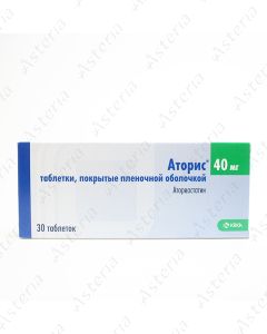 Atoris tablets 40mg N30