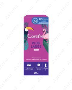 Carefree daily pads Plus Larg fresh N20